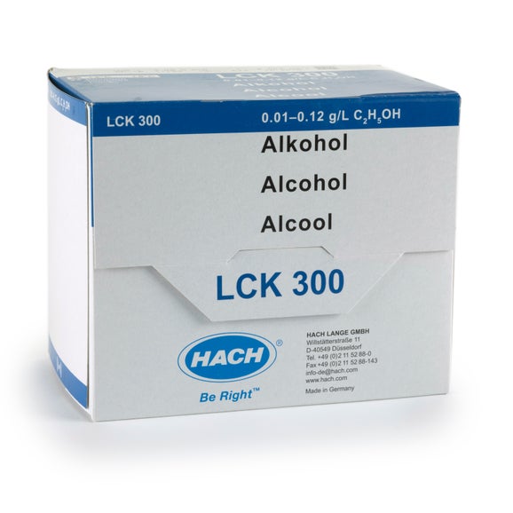 Кюветен тест за алкохол 0,01-0,12 g/L, 24 теста