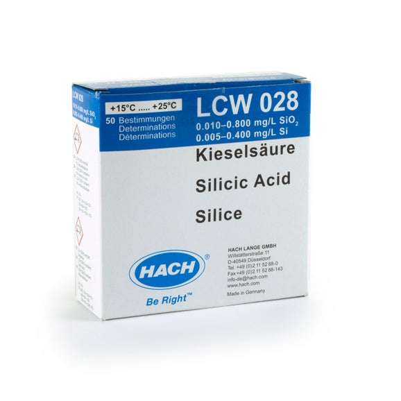 Набор реактиви за силициев диоксид, 0,01 – 0,8 mg/L SiO₂
