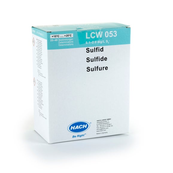Набор реактиви за сулфид 0,1 – 2,0 mg/L S²⁻