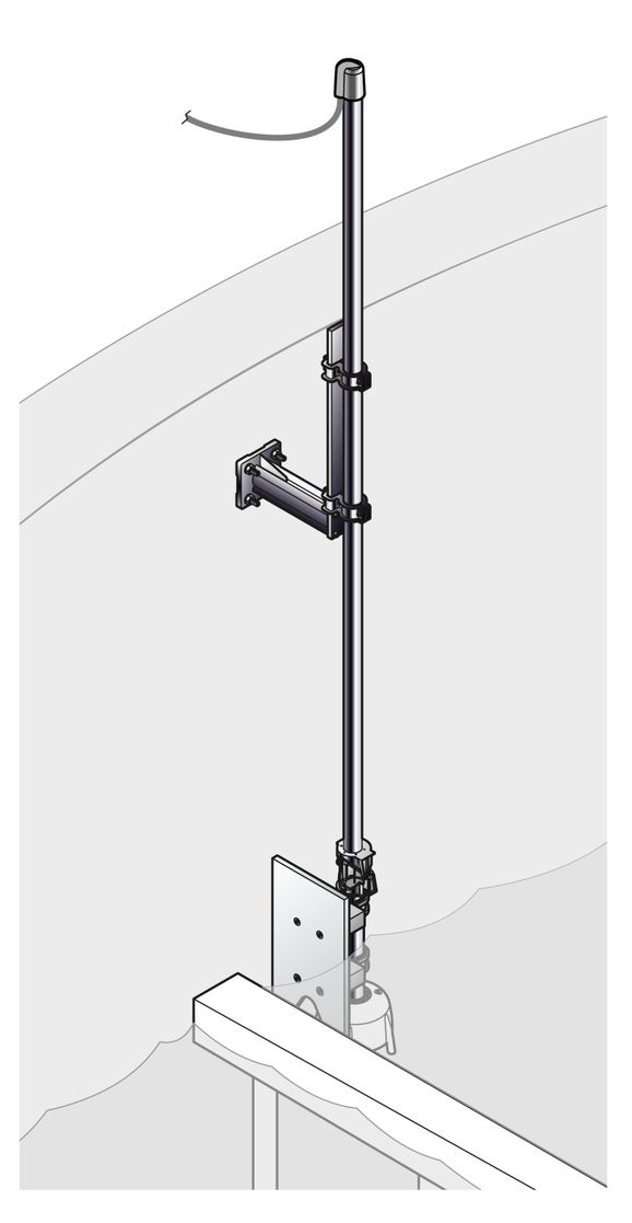 SONATAX Монтажна арматура, тип pole; Pivot mount SS тръба 2 м + 0.35 м