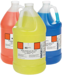 Комплект буферен разтвор, цветово кодиран, pH 4,01, pH 7,00 и pH 10,01, 4 L