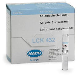 Кюветен тест за определяне на анионни повърхностноактивни вещества 0,1-4,0 mg/L, 25 теста