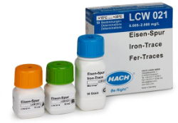 Следи от желязо, набор реактиви, 0,005-2,0 mg/L Fe