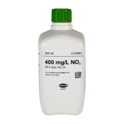 Стандарт за нитрати, 400 mg/L NO₃ (90,4 mg/L NO₃-N), 500 mL