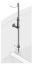 SONATAX Монтажна арматура, тип pole; Pivot mount SS тръба 2 м + 0.35 м